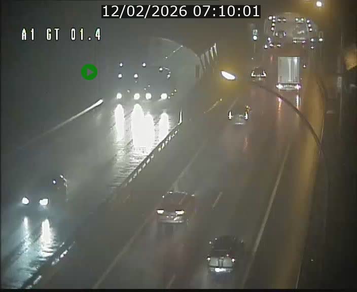 Traffic live webcam Luxembourg Hesperange - A1 direction Kirchberg - BK 1.4