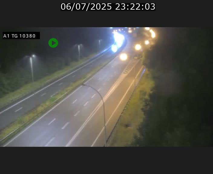 Traffic live webcam Luxembourg Senningerberg - A1 direction Luxembourg Kirchberg - BK 10.3