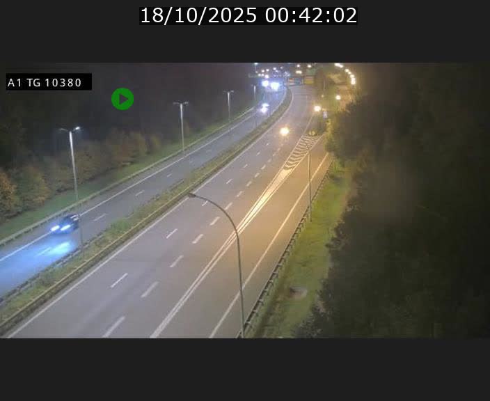 Traffic live webcam Luxembourg Senningerberg - A1 direction Luxembourg Kirchberg - BK 10.3