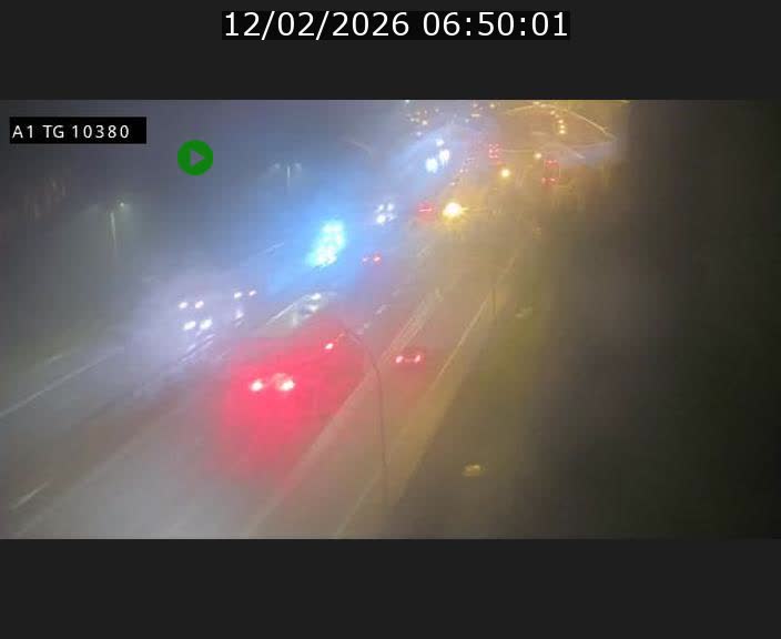 Traffic live webcam Luxembourg Senningerberg - A1 direction Luxembourg Kirchberg - BK 10.3