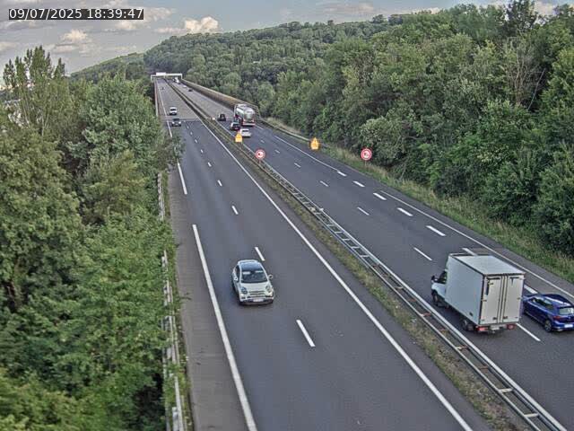 Caméra autoroute France - A30, Hayange direction Metz