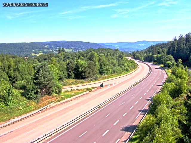 Caméra autoroute France - N57, Côte de la demoiselle direction Remiremont