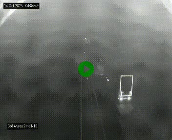 Webcam routière à la fin de la N10, en périphérique ouest d'Angouleme, proche de la jonction avec l'A10
