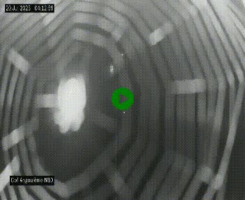 Webcam routière à la fin de la N10, en périphérique ouest d'Angouleme, proche de la jonction avec l'A10