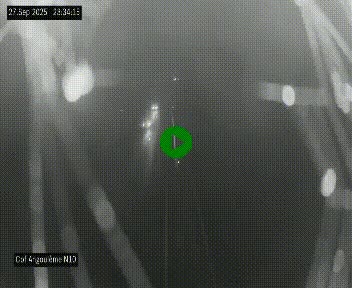 Webcam routière à la fin de la N10, en périphérique ouest d'Angouleme, proche de la jonction avec l'A10