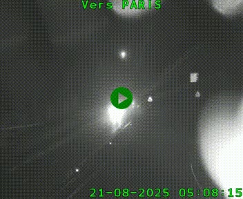 Caméra routière sur l'autoroute A20 à Bessines-sur-Gartempe. Vue orientée vers Paris