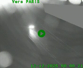 Caméra routière sur l'autoroute A20 à Saint-Pardoux-l'Ortigier, à la jonction avec l'A89. Vue orientée vers Paris