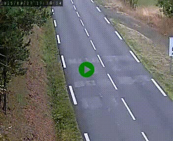 Caméra routière France - N102, au niveau du col de Montmirat à Saint-Etienne-du-Valdonnez à 1039 mètres d'altitude