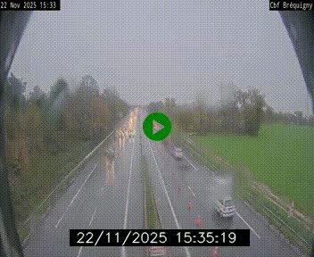 Webcam sur le périphérique de Rennes (N136) à hauteur du quartier Bréquigny, au sud de la ville