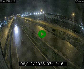 Webcam sur la N165 à hauteur de Caudan, dans le Morbihan.