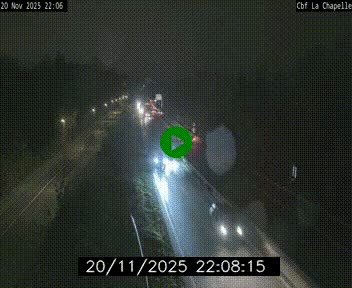 Webcam sur le périphérique de Nantes (N844) à hauteur de Porte de la Chapelle, au nord de la ville