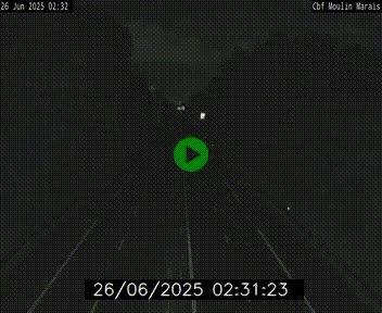 Webcam sur le périphérique de Nantes (N844) entre la Porte de Saint-Luce et la Porte d'Anjou, à l'est de la ville