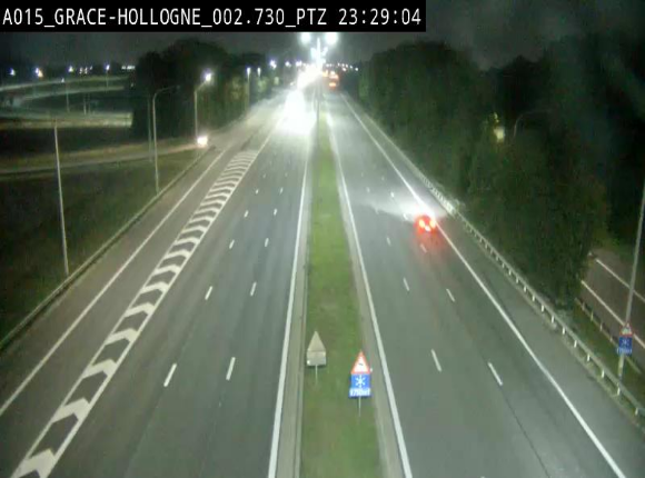 Caméra trafic Belgique - Grâce-Hollogne - E42, jonction avec A604, direction Loncin/Aéroport de Liège -  BK 3.2