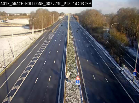 Caméra trafic Belgique - Grâce-Hollogne - E42, jonction avec A604, direction Loncin/Aéroport de Liège -  BK 3.2