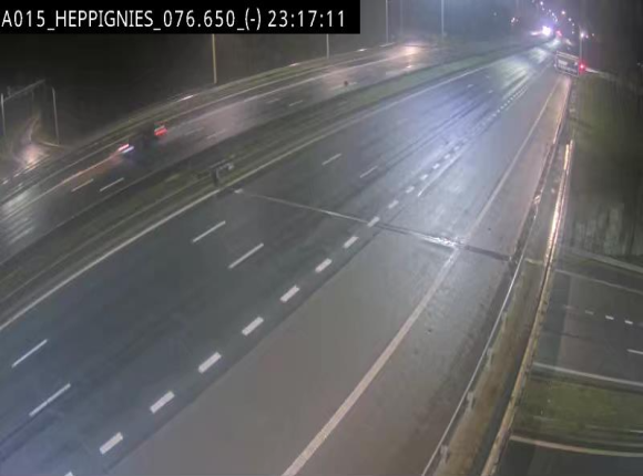 Webcam autoroute Belgique - Heppignies - E42 direction Namur - BK 76.4