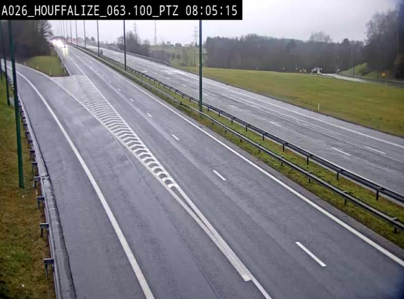 Caméra autoroute Belgique - Houffalize, E25 direction Liège