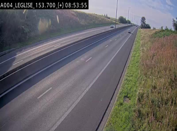 Webcam autoroute E411 à hauteur de Léglise, en direction de Luxembourg