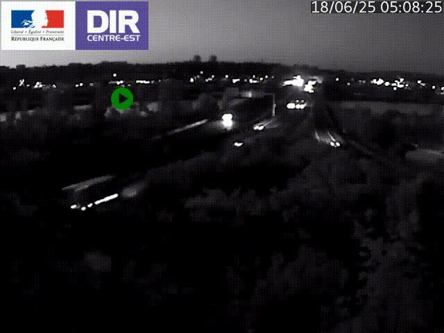 Webcam autoroute sur A450 à Pierre-Bénite en direction de Lyon et de l'autoroute A7