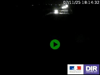 Webcam routière sur la RN7 à hauteur de Toulon-sur-Allier, entre Moulins et Vichy