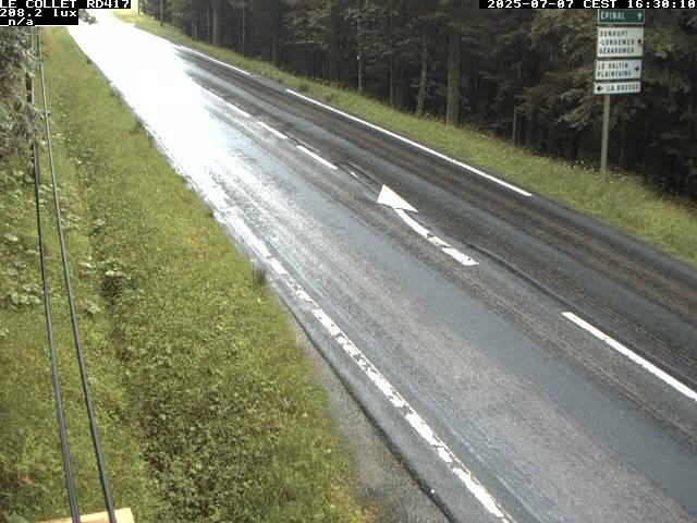Caméra du Collet sur la route de Colmar (D417)