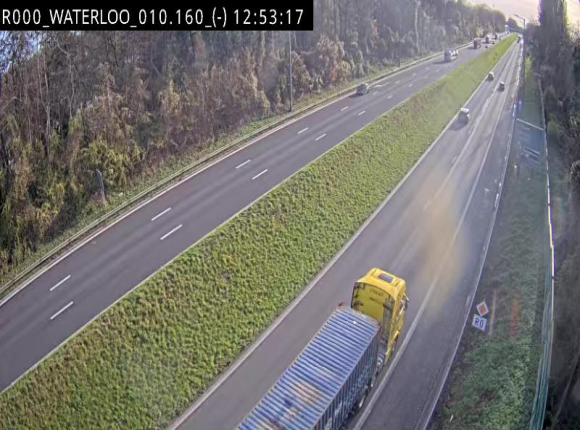 Webcam autoroute Belgique - Waterloo - R0 (ring de Bruxelles) - BK 12.3