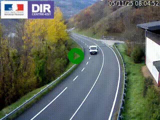 Caméra trafic sur la N90 à Bourg-Saint-Maurice, en provenance d'Aoste et en direction d'Albertville