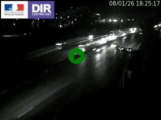 Caméra routière à hauteur de la sortie 15 Chambéry-centre au PK 4,103 en direction d'Albertville