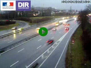 Caméra routière à hauteur de la sortie 15 Chambéry-centre au PK 4,103 en direction d'Albertville