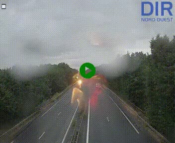 Webcam sur le périphérique de Caen (N814) à l'est de la ville, à Mondeville hauteur de la sortie 2, Presqu'île-Rives de l'Orne, au bout de l'autoroute A13