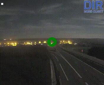 Webcam au début de l'A84 sur le périphérique Ouest de Caen (N814) à hauteur de la sortie 9, Porte de Bretagne