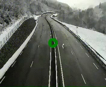 Webcam Porté-Puymorens sur N320, en direction de Pas de la Casa (Andorre)