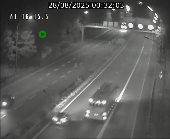 Traffic live webcam Luxembourg Munsbach - A1 direction Luxembourg - BK 15.5