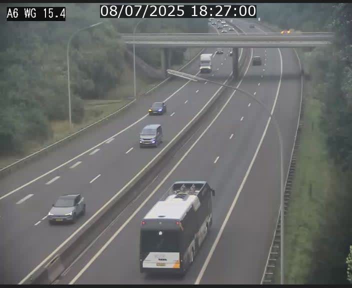Traffic live webcam Luxembourg Capellen - A6 - BK 15.4 - direction Luxembourg/France/Allemagne