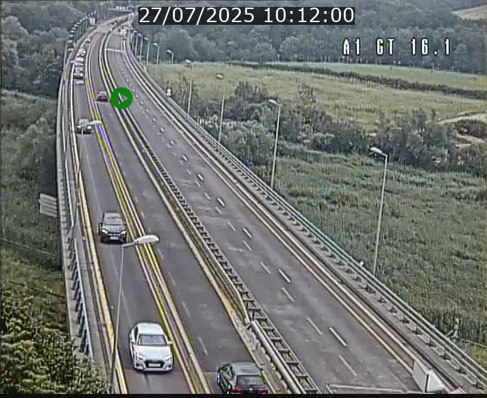 Traffic live webcam Luxembourg Niederanven - A1 direction Allemagne - BK 16.1
