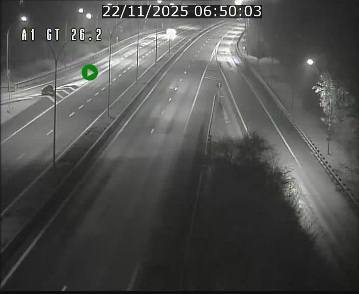 Traffic live webcam Luxembourg Grevenmacher - A1 direction Allemagne - BK 26.2