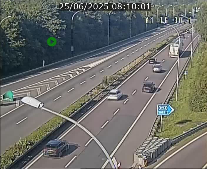 Traffic live webcam Luxembourg Grevenmacher - A1 direction Luxembourg - BK 30.1
