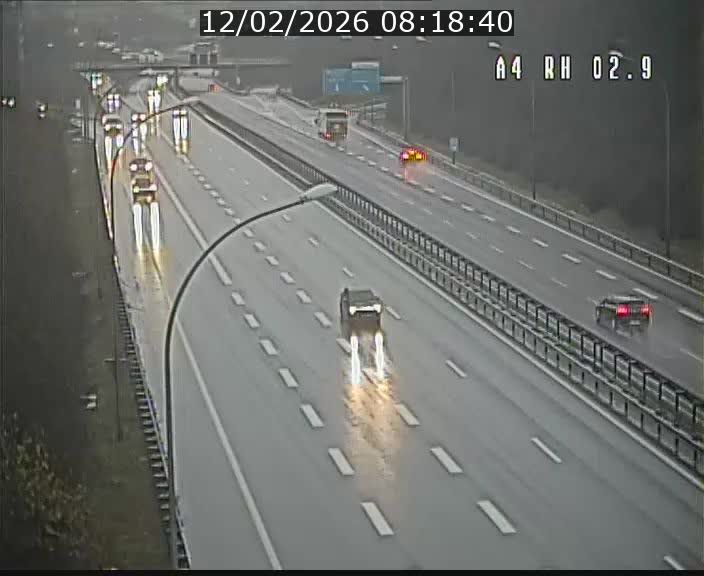 Webcam traffic A4 Luxembourg - BK 2.9 - Croix de Cessange (direction Luxembourg)
