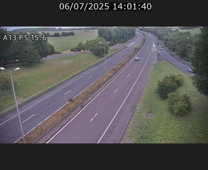 Traffic live webcam Luxembourg Kayl - A13 direction Dudelange - BK 15.6