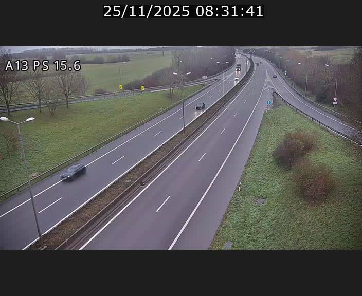 Traffic live webcam Luxembourg Kayl - A13 direction Dudelange - BK 15.6