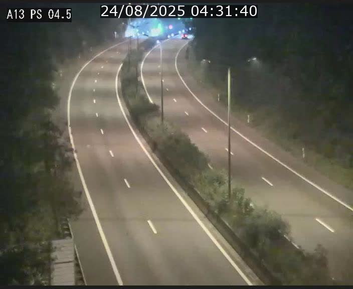 Traffic live webcam Luxembourg Differdange - A13 direction Esch-sur-Alzette - BK 4.5