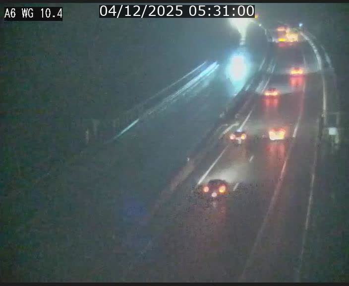 Traffic live webcam Luxembourg Mamer - A6 - BK 10.4 - direction Luxembourg/France/Allemagne