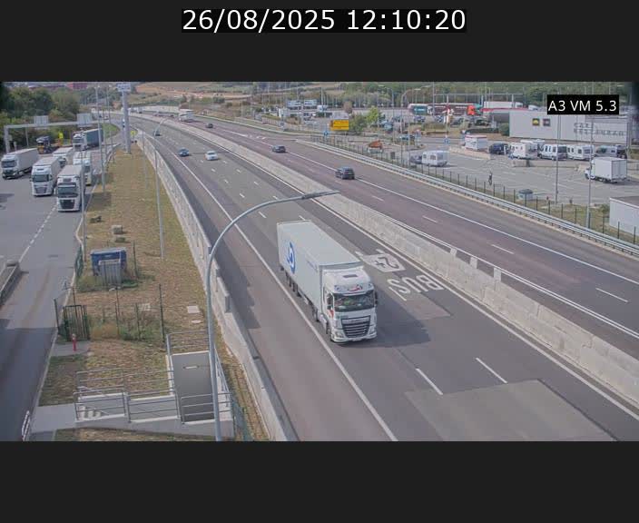Traffic live webcam Luxembourg Aire de Berchem - A3 - BK 5 - direction France