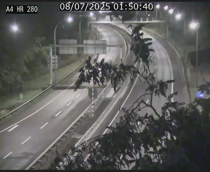 Webcam traffic A4 Luxembourg - BK 0.2 - P+R Bouillon (direction Luxembourg)