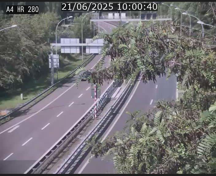 Webcam traffic A4 Luxembourg - BK 0.2 - P+R Bouillon (direction Luxembourg)