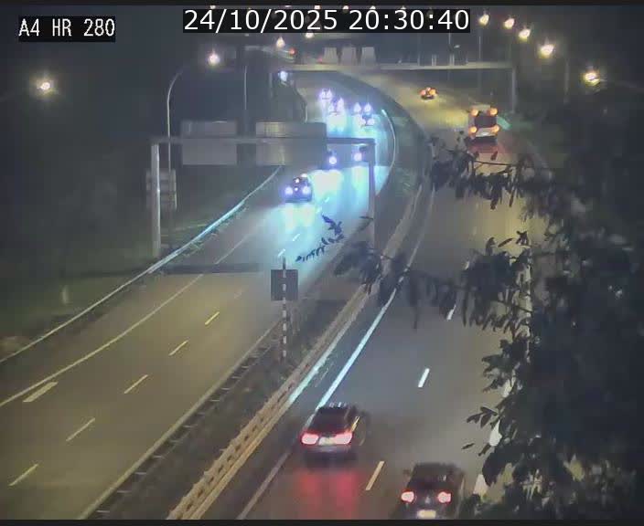Webcam traffic A4 Luxembourg - BK 0.2 - P+R Bouillon (direction Luxembourg)