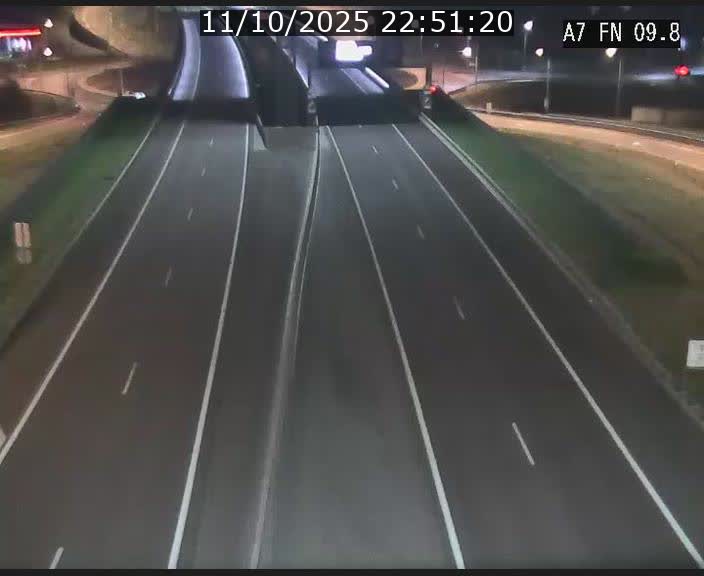 Caméra trafic Luxembourg - A7, Tunnel Gousselerbierg, sortie sud, direction rond-point Lorentzweiler (BK 9.9)