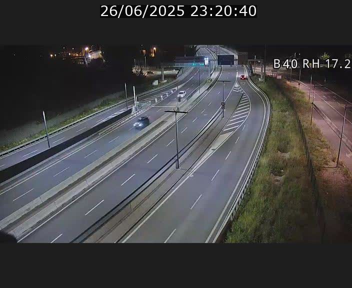 Webcam sur le contournement d'Esch Belval à hauteur de la sortie Université de Luxembourg. Vue orientée vers Luxembourg