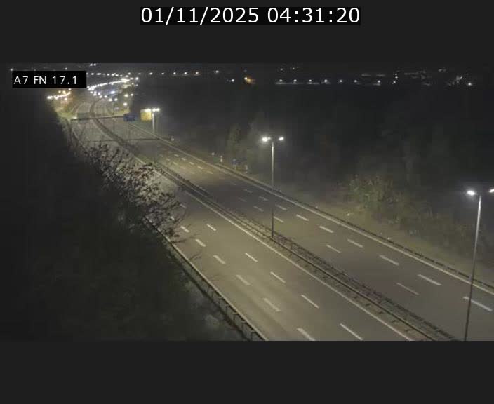Caméra trafic Luxembourg - A7, Merscherbierg direction Mersch