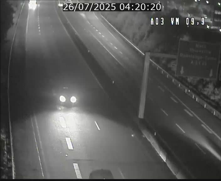 Webcam Autoroute à la Croix de Bettembourg - A3 - BK 9.9 - direction France
