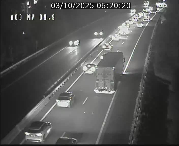 Webcam Autoroute à la Croix de Bettembourg - A3 - BK 9.9 - direction Luxembourg-Ville